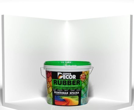 Резиновая краска Super Decor RUBBER   цвет Белоснежный 