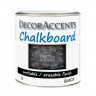 DecorAccents Chalkboard - Краска с эффектом грифельной доски Black/ Черный, банка 1л